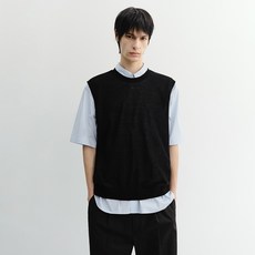 Dunst 男士 SHEER LAYERING KNIT VEST UDSW6B131