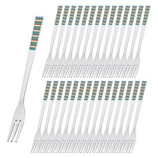 GENIAL 繽紛茶叉, 混合顏色, 30個