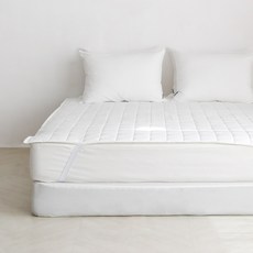 韓國 amante 柔軟日水洗半超細纖維床墊, 白色