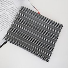 蝴蝶觸感條紋四季薄款彈性布料, 1個, 6灰色