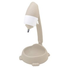 No Margin 寵物飲水器, 奶油米色, 1個