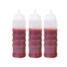 HORECA 可裁剪醬料瓶 680ml, 3入
