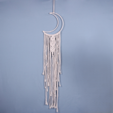 힘룸 예쁜 마크라메 벽장식 화이트 문, 혼합색상