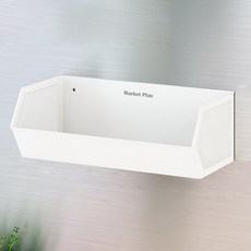 Market Plan 冰箱磁吸式寬版多用途收納架, 1個, 白色