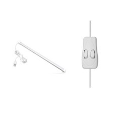 DAEHAN USB LED燈條燈 3色 35cm, 橘光 + 象牙白光 + 白光