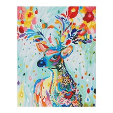 iLovePainting DIY 鑽石畫 彩虹鹿 40 x 50 cm