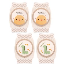 Yomilock 兒童護膝, 小雞款+恐龍款, 2組