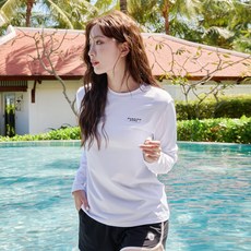 HERRINGBONE apparel 女款修飾身形泳裝長袖防磨衣上衣 RI375