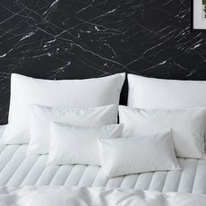 Goose On 深度睡眠鵝絨飯店低枕 200g, 白色, 1個