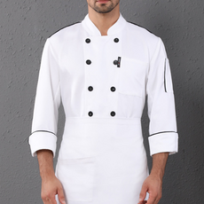 透氣廚師烹飪工作服