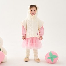 Esther Bunny Little 愛心刺繡甕形鋪棉背心