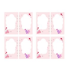 Care Bears Archive 6孔補充內頁 卡通與線條, 4個, 16張