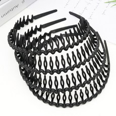 링하나 무광 고탄력 고정용 데일리 RH32 빗살 패밀리 머리띠 FREE 4p
