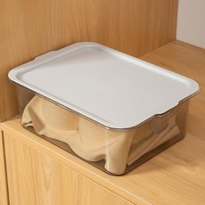 Make Mine 衣櫃抽屜式收納箱 附蓋無隔層, 灰色, 1個