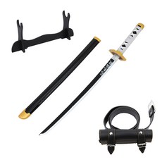 DAEHAN 鬼滅之刃角色扮演道具劍 KAL-M17 M號+腰帶 KAL-BT01, 黑色的