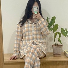 씨오브비 여성용 패턴 파자마 상하의 세트