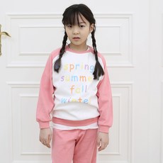 아이크레용 아동용 포시즌 나염맨투맨 + 일자트레이닝바지 세트