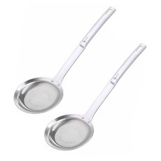 SSGP 三四鋼 不鏽鋼細孔過濾勺 大 11 x 33 cm, 2個, 單一顏色