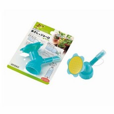 日本MINEXMETAL寶特瓶替換澆水器 雙頭灑水器 園藝澆水配件, 1入