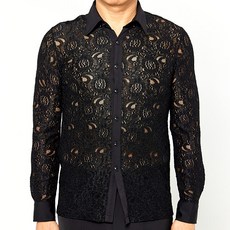 dancedome 網紗拚色長袖T恤 MDT4100, 黑色