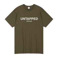 언탭트 남여공용 통기성 스텔라 프린팅 반팔 티셔츠