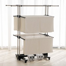 Parisien 4層棉被晾衣架, 黑色