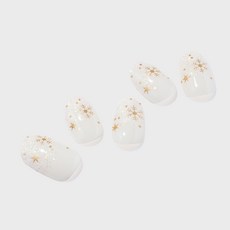 UUUUU. 貼上後烘烤的凝膠指甲貼, 1個