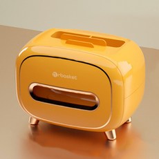 JCP 圓形收納面紙盒, 橘色