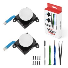 SPACE SHIELD 任天堂 Switch / OLED / Joy-Con 類比搖桿 高級維修工具組, 白色, 1套