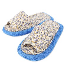 Lifun 超細纖維清潔室內拖鞋 玫瑰款, 藍色, 1個