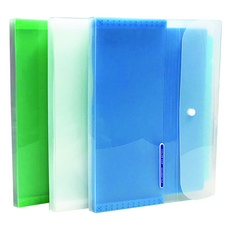 ECO Chungwoon 彩色標籤 12格 手提風琴文件夾, 3個, 隨機出貨