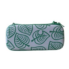 Rebaram Nintendo Switch OLED森林樹葉主題硬殼收納包 綠色, 1個, 單品