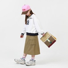 jkids 女童Adel工裝風棉質長裙 J8844