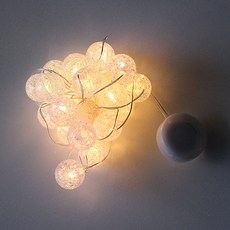 BLOOMING&ME 透明水晶球燈泡, 混合色, 1個