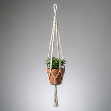 몰투데이 감성 식물 화분 인테리어 거치대 걸이, 오프화이트 오각형 B, 1개