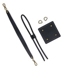 Knitt NEW 迷你方形包包製作材料多合一套組, 黑色, 1套