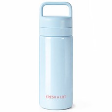 프레쉬어랏 핸디 스텐316 투웨이 보온보냉 손잡이 텀블러, 1개, 500ml, 스카이블루 1개, 500ml, 스카이블루
