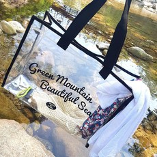 GONBE 字母透明PVC戲水旅行沙灘包 bg451