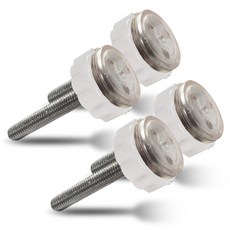 眼罩矽膠固定螺絲 白色