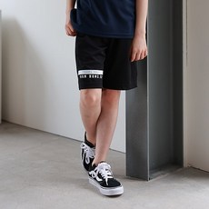 KISPO 孩童英文字母圖案5分褲