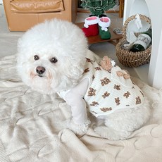 BYDAMSOOMI 小狗熊溫森·赫恩斯背心, 泰迪熊圖案