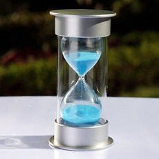30分鐘金屬座沙漏, 藍色