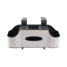 bebehome 高質感車用椅背收納盒, 白色, 1個