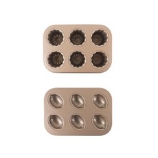 O 椅子家庭烘焙 Cannolet + 檸檬模具套組, 1套