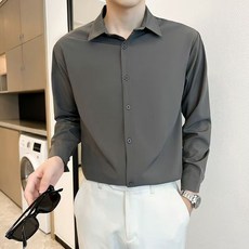 Elsso 男士 Homme 防皺免燙基本款長袖襯衫