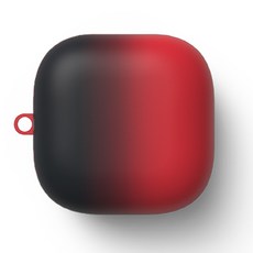 에이홈 갤럭시 버즈 프로 / 라이브 하드 케이스, 블랙 + 레드, GBHC-BR, 1개