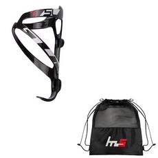 hmus Naya Style 自行車水壺架 + 專屬小袋套組 CYYP-57-3PU, 黑色（持有人）, 1套