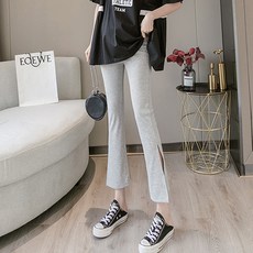 開叉性感喇叭運動孕婦褲