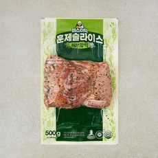 미스터덕 훈제오리 허브갈릭맛, 500g, 1개