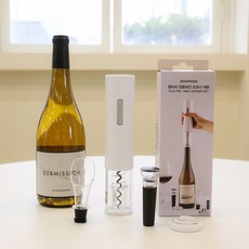 sosomoso 一鍵式電動紅酒開瓶器全套組, 1套, 混合色